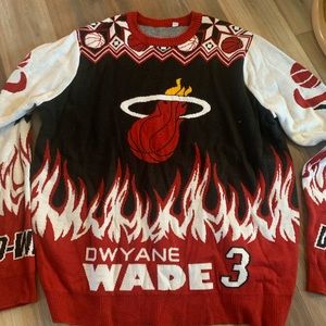 Miami Heat Wade XXL Mens Christmas Sweater